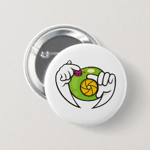 Badge Rond 5 Cm Caméra de dessin