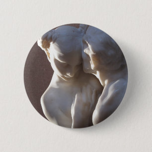 Badge Rond 5 Cm Camille Claudel baiser Vertumnus et Pomona