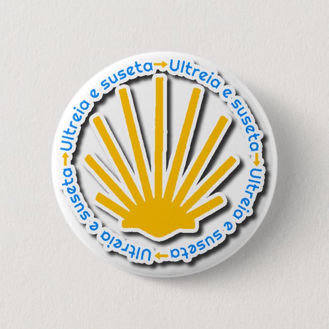 Badge Rond 5 Cm Camino de Santiago (Devant)