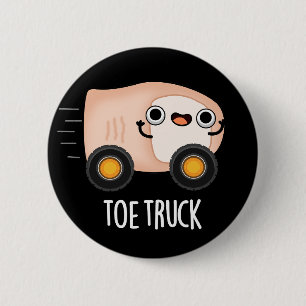 Badge Rond 5 Cm Camion de pied Funny Anatomie Corps Pièces Pun Dar