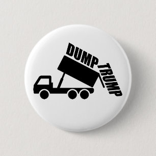 Badge Rond 5 Cm Camion Trump
