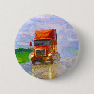 Badge Rond 5 Cm CAMIONS ET CAMIONS BIG RIG pour les amateurs de ca