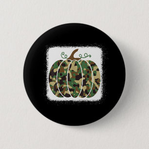 Badge Rond 5 Cm Camo Branché Imprimer Citrouille mignon Cadeau Aut
