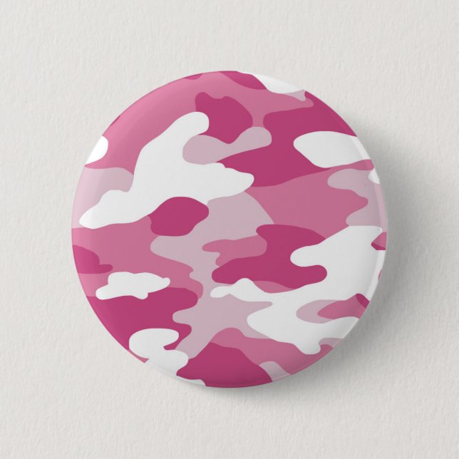 Badge Rond 5 Cm Camo rose (Devant)