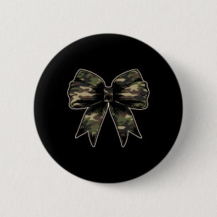 Badge Rond 5 Cm Camouflage Camo Bow Camo Coquette Chasse aux bow F