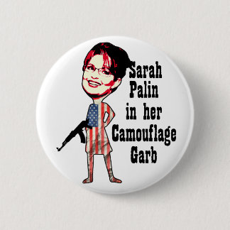 Badge Rond 5 Cm Camouflage de Sarah Palin