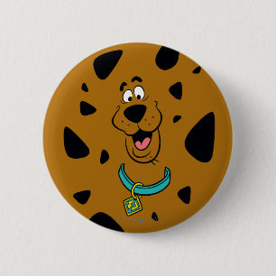 Badge Rond 5 Cm Camouflage Scooby-Doo