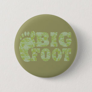 Badge Rond 5 Cm Camouflage vert Texte Bigfoot