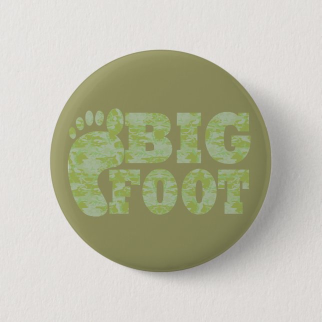 Badge Rond 5 Cm Camouflage vert Texte Bigfoot (Devant)
