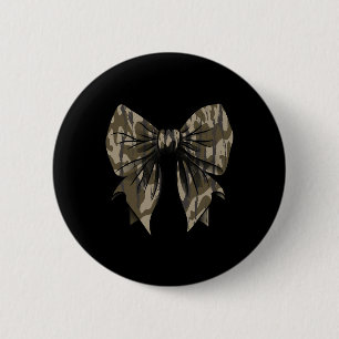 Badge Rond 5 Cm Camouflage Vieux Camo Bow Camo Coquette Chasse aux
