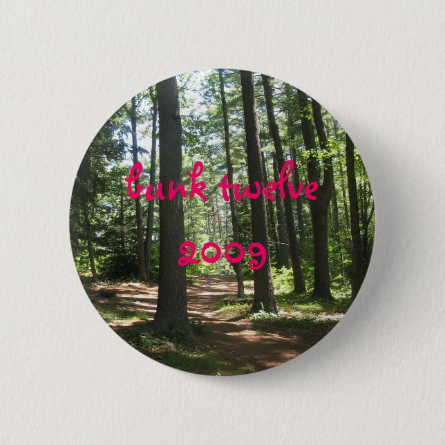 Badge Rond 5 Cm camp 2007 043, couchette douze 2009 (Devant)