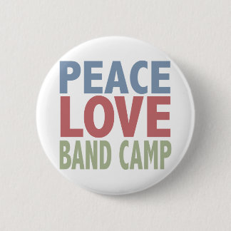 Badge Rond 5 Cm Camp de bande d'amour de paix