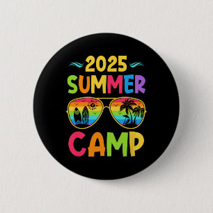 Badge Rond 5 Cm Camp d'été 2025 - Fam de jumelage des vacances d'é