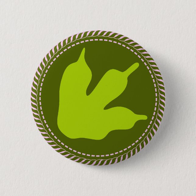 Badge Rond 5 Cm Camp IGGPP Fierté de Troupe Kaiju (Devant)