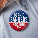 Badge Rond 5 Cm Campagne Bernie Sanders 2020 - peut éditer nom/cou<br><div class="desc">Vous recherchez du matériel électoral que vous pouvez personnaliser ? Ce design traditionnel est facile à personnaliser. Ajoutez votre nom ou votre candidat favori pour créer un équipement politique personnalisé.</div>