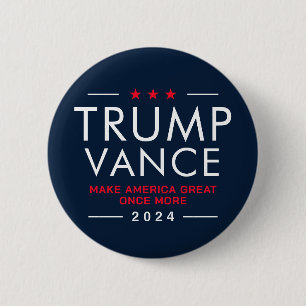 Badge Rond 5 Cm Campagne collective Trump Vance 2024