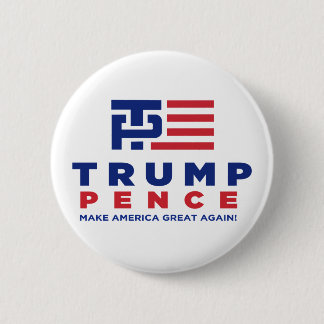 Badge Rond 5 Cm Campagne électorale de Donald Trump Pence 2016