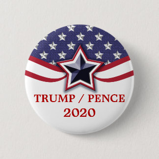 Badge Rond 5 Cm Campagne électorale présidentielle de Trump Pence 