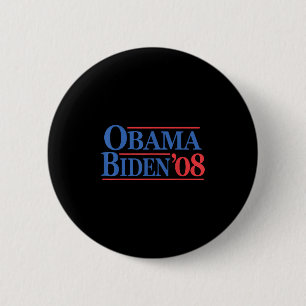 Badge Rond 5 Cm Campagne Retro Vintage Obama en détresse Biden 08