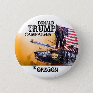 Badge Rond 5 Cm Campagnes de Donald Trump en Oregon