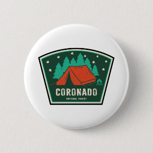Badge Rond 5 Cm Camping forestier national du Coronado