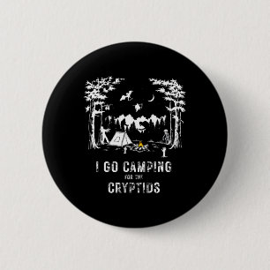 Badge Rond 5 Cm Camping pour les cryptides Bigfoot Mothman Alien S