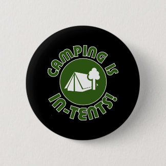 Badge Rond 5 Cm Camping sous tentes