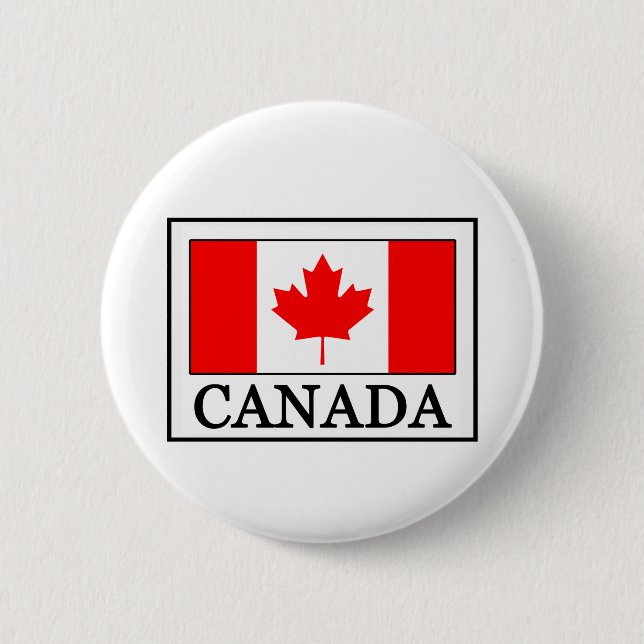 Badge Rond 5 Cm Canada (Devant)