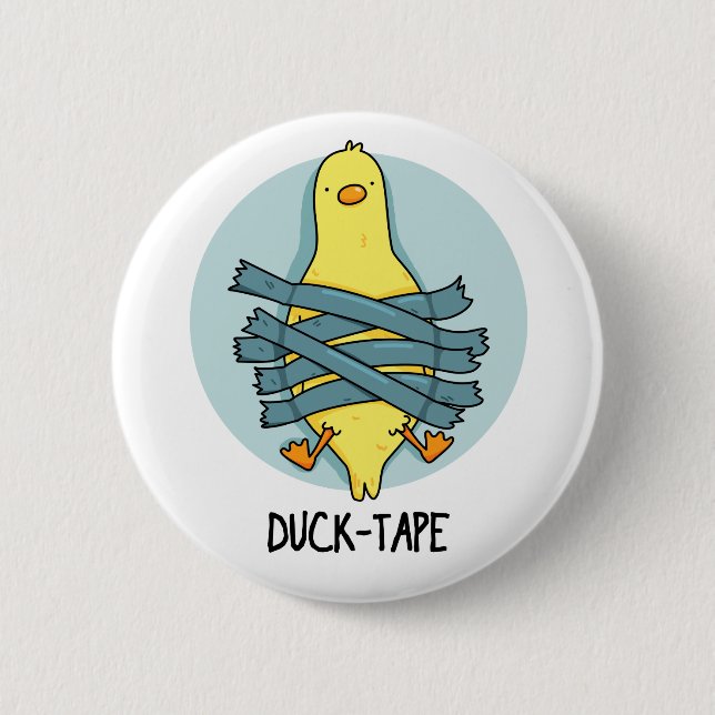 Badge Rond 5 Cm Canard Bande Drôle Duct Bande Pun (Devant)