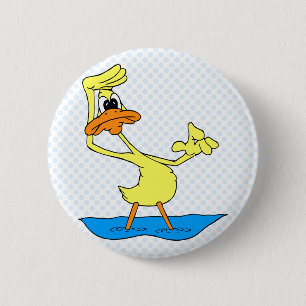 Badge Rond 5 Cm Canard de Doris