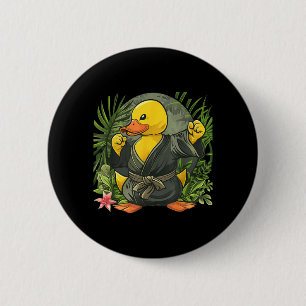 Badge Rond 5 Cm Canard en caoutchouc Judo Nature Kickboxing Taekwo