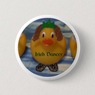 Badge Rond 5 Cm Canard irlandais de danseur