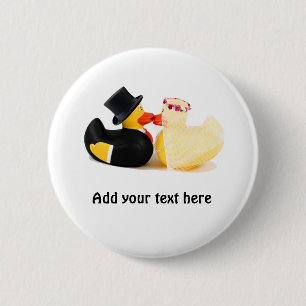 Badge Rond 5 Cm Canards de mariage 4
