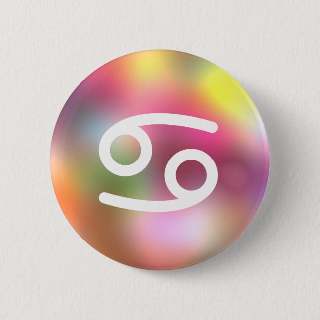 Badge Rond 5 Cm Cancer (Devant)