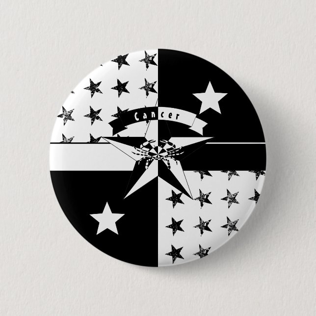 Badge Rond 5 Cm Cancer (Devant)