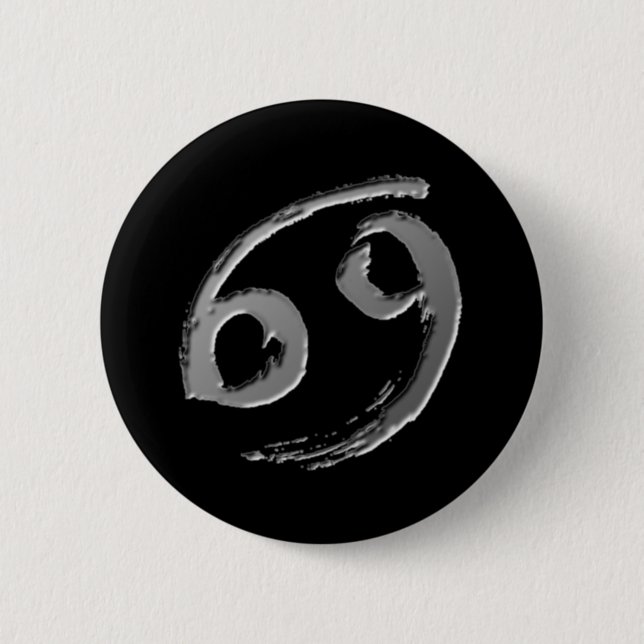 Badge Rond 5 Cm Cancer (Devant)