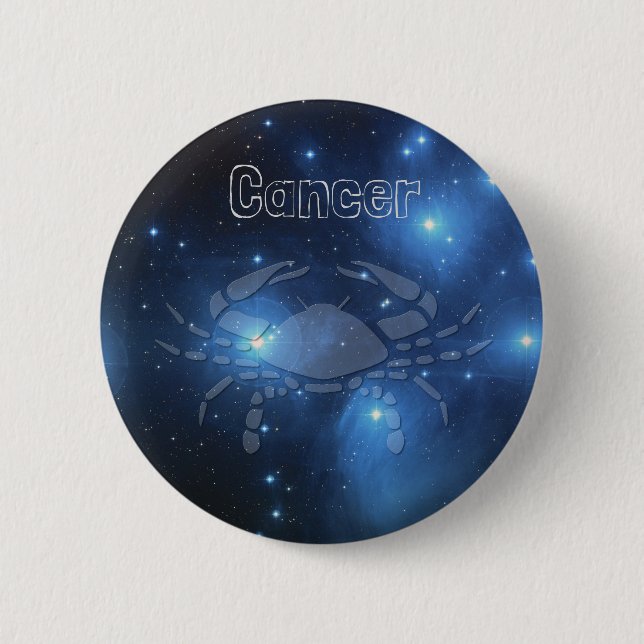 Badge Rond 5 Cm Cancer (Devant)