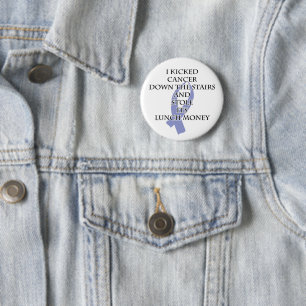Badge Rond 5 Cm Cancer Bully (Ruban périphérique)