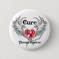 Cancer du coeur Throat Cure Ailes de tatouage