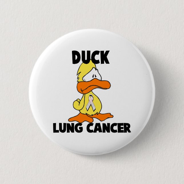 Badge Rond 5 Cm Cancer du poumon (Devant)