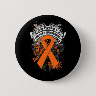 Badge Rond 5 Cm Cancer du rein - Soutien Cool Sensibilisation Slog