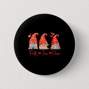 Badge Rond 5 Cm Cancer du Sang Foi Espoir Amour Gnomes rouges Guer