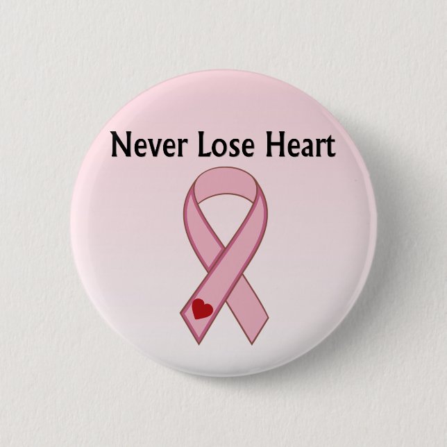 Badge Rond 5 Cm Cancer du sein (Devant)