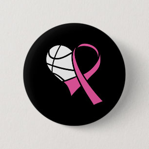 Badge Rond 5 Cm Cancer du sein Skett Ll rose Ruban Sport Mammogra