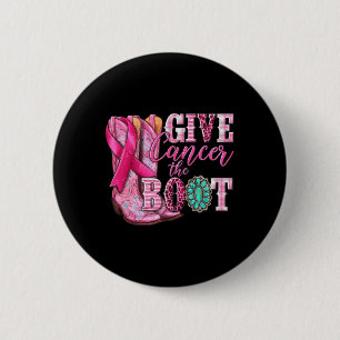 Badge Rond 5 Cm Cancer La pouponnière La poupée Cancer du sein Rub