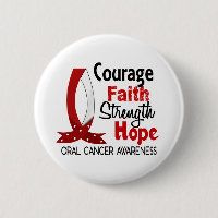 Cancer oral d'espoir de force de foi de courage