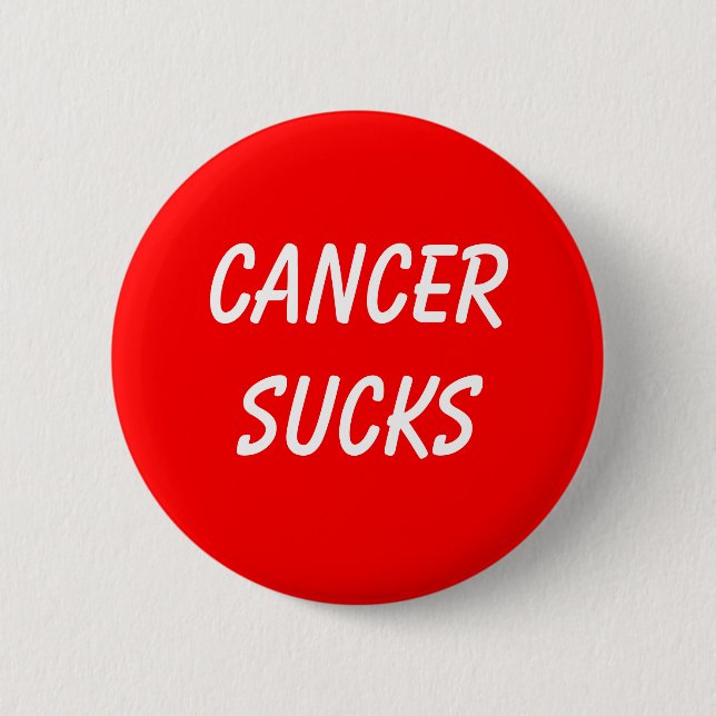 BADGE ROND 5 CM CANCERSUCKS (Devant)