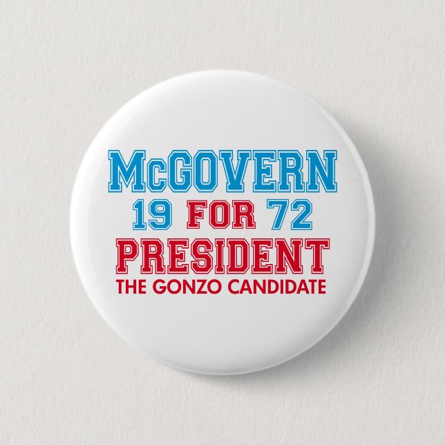 Badge Rond 5 Cm Candidat particulier de McGovern (Devant)