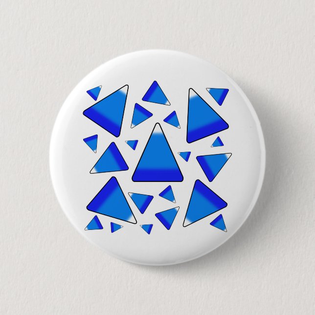 Badge Rond 5 Cm Candy Corn Dark Blues (Devant)