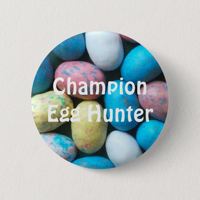 Badge Rond 5 Cm Candy Easter Eggs Button (Devant)